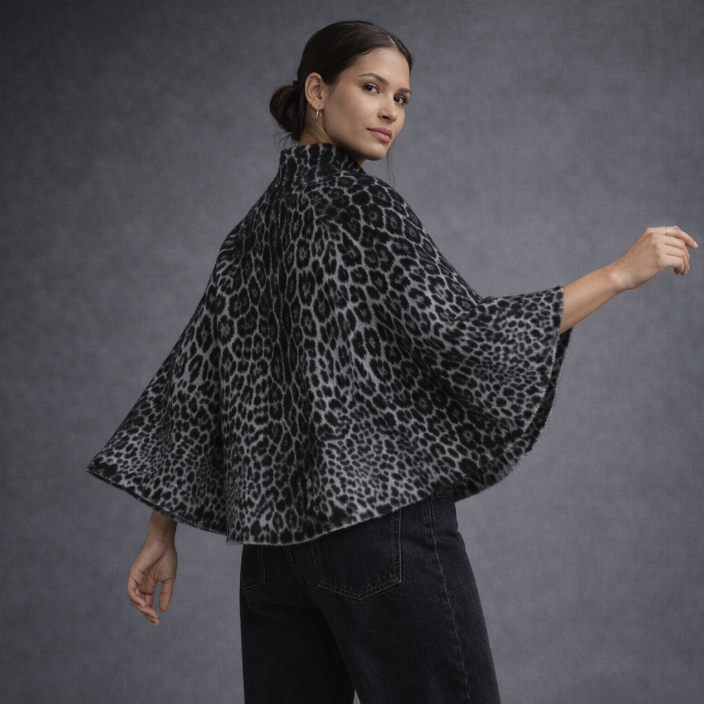 Pull "GREY LÉOPARD" ｜NOIRÉA