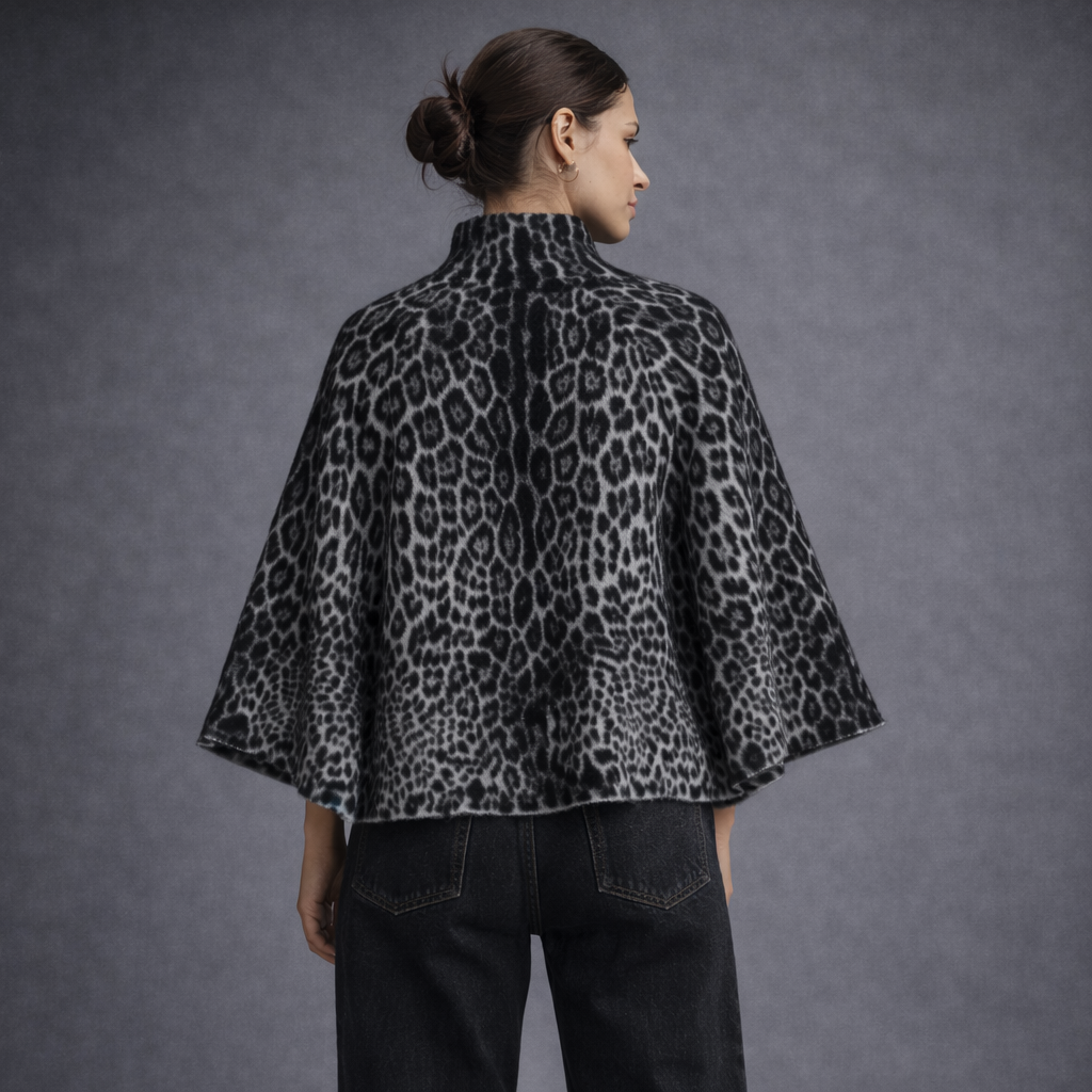 Pull "GREY LÉOPARD" ｜NOIRÉA