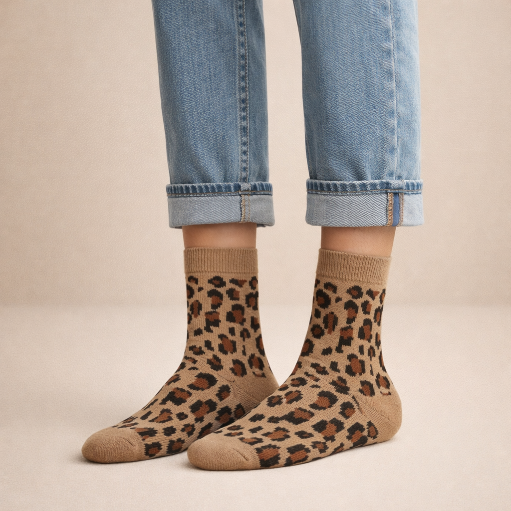 Chaussettes "FAUVE" | NOIRÉA