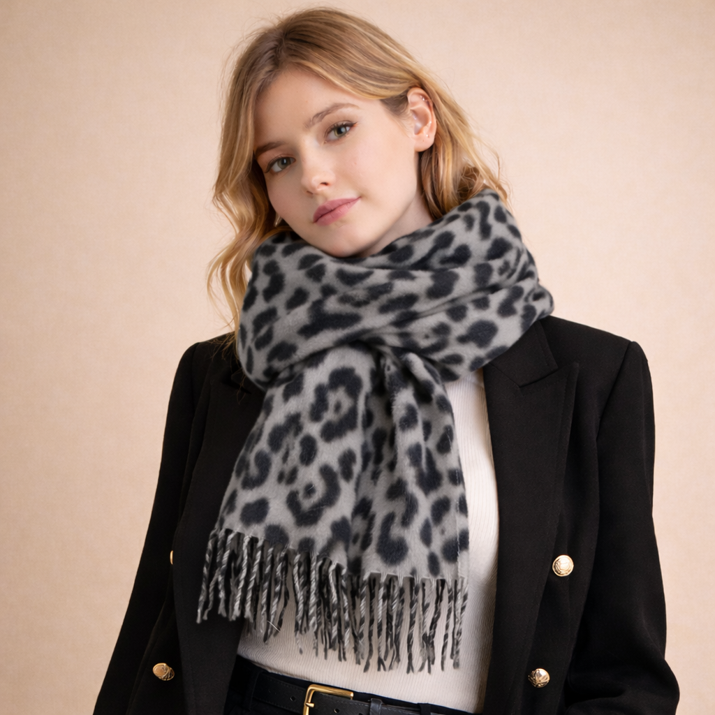 Écharpe "LÉOPARD" | NOIRÉA