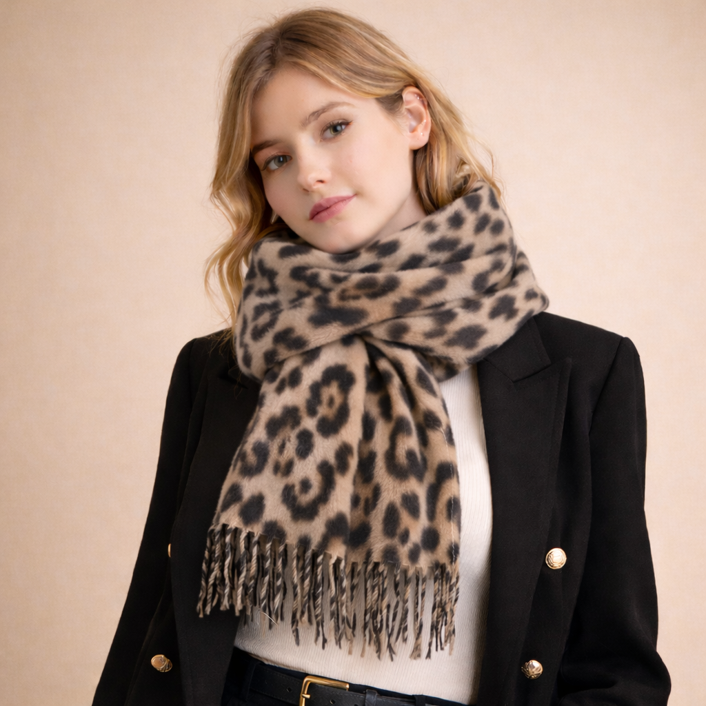 Écharpe "LÉOPARD" | NOIRÉA