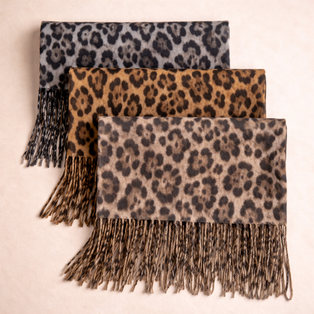 Écharpe "LÉOPARD" | NOIRÉA