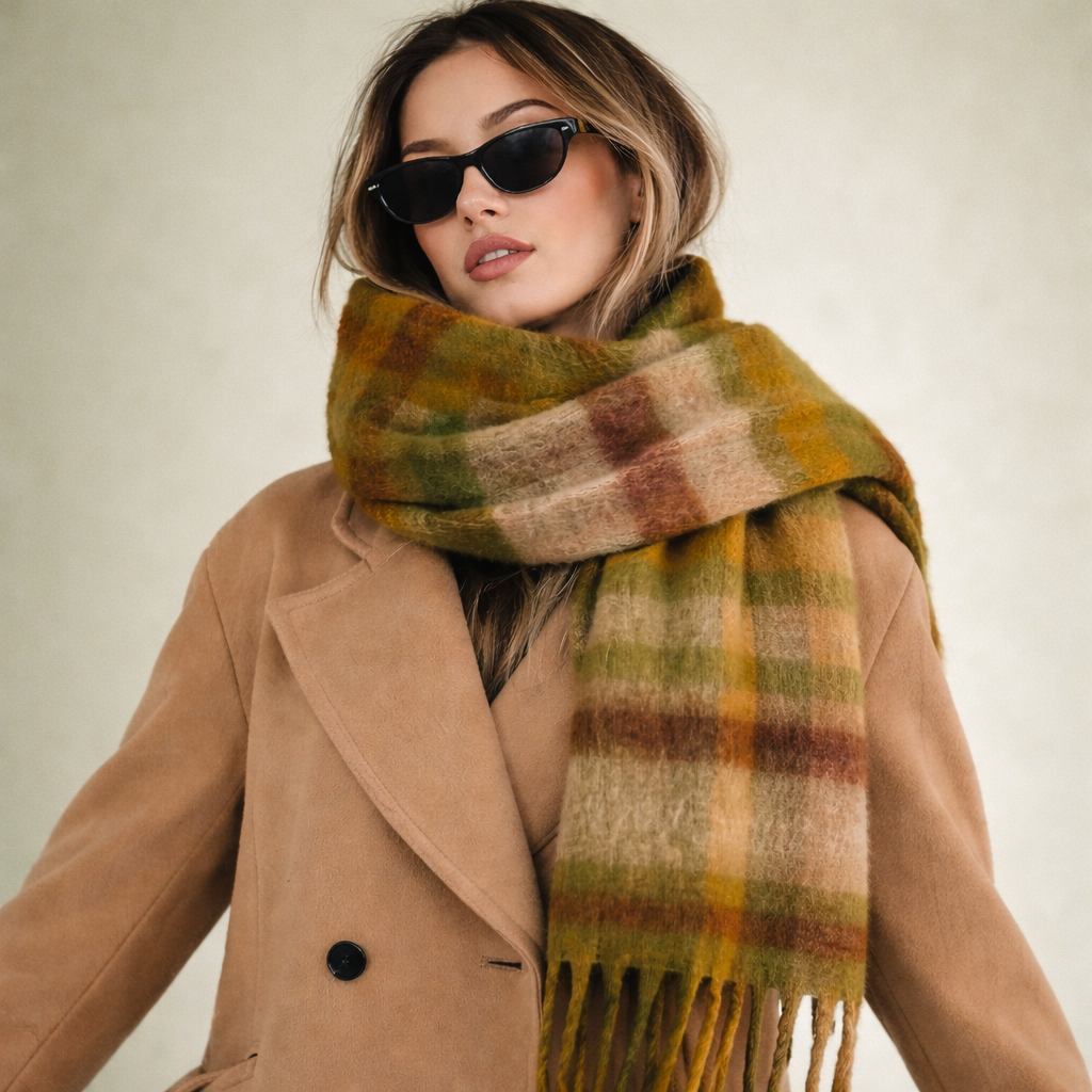 Écharpe "PLAID" | NOIRÉA