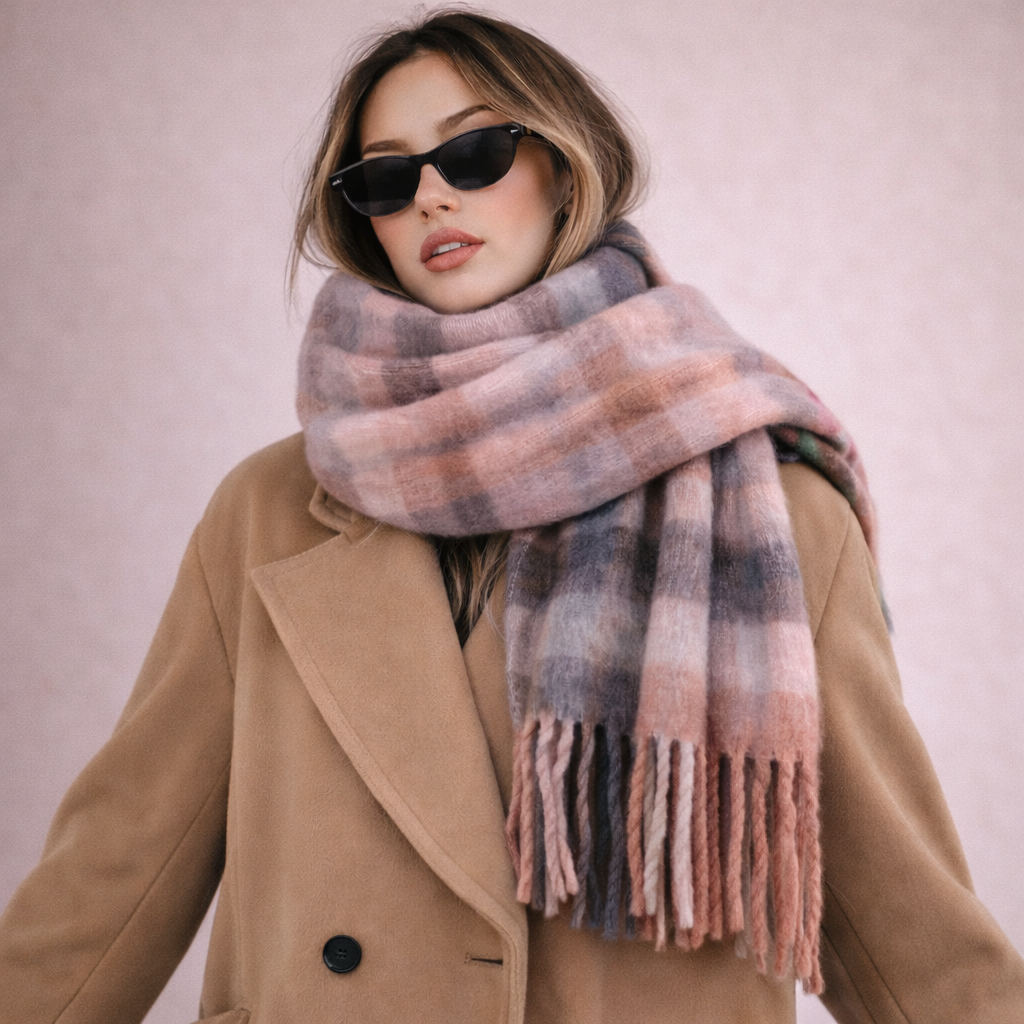 Écharpe "PLAID" | NOIRÉA