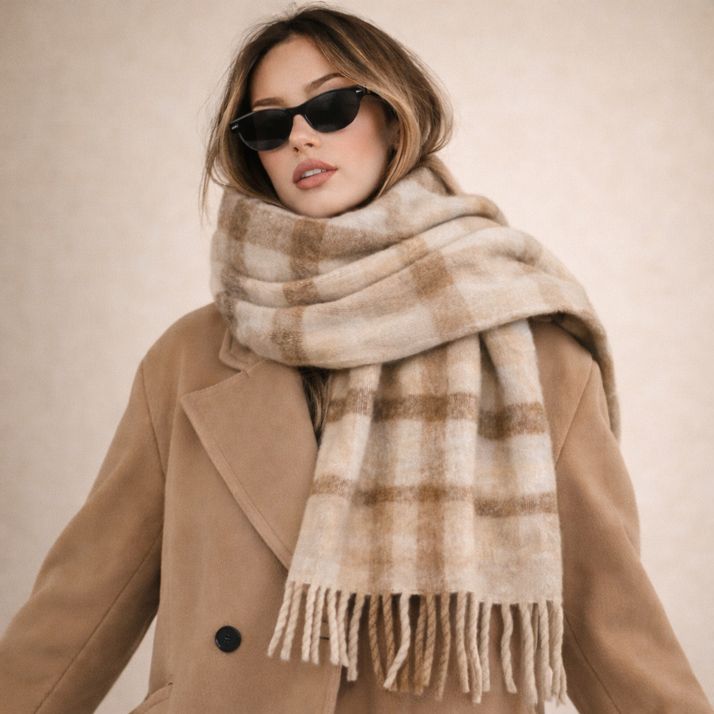 Écharpe "PLAID" | NOIRÉA